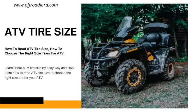 atv tire size