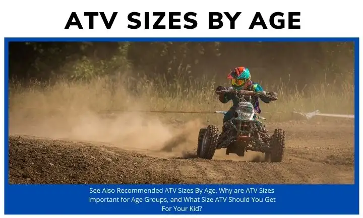 atv sizes by age