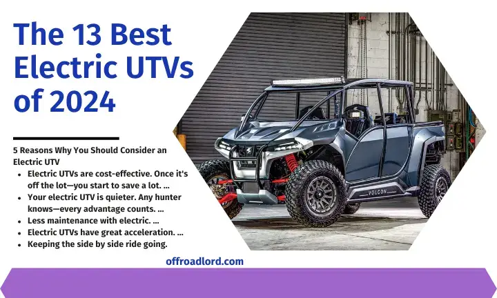 best electric utvs