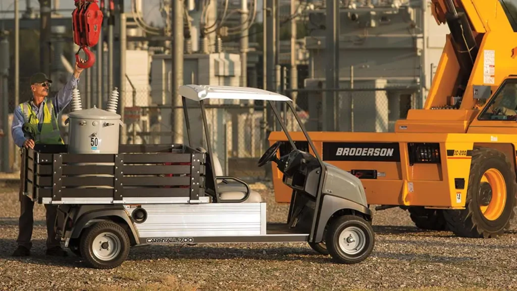 Club Car Carryall 700 lithium utility vehicle; 1,000-lb cargo bed