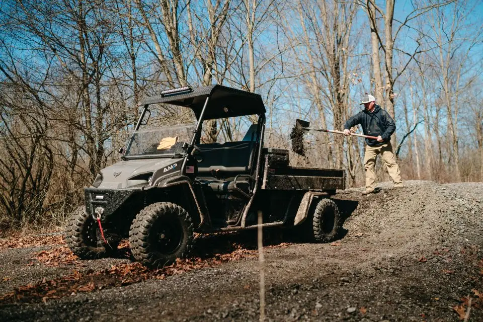 Hisun Sector E1 budget electric UTV; 1,500-lb tow, 500-lb bed